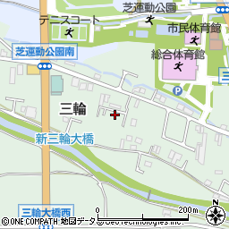 奈良県桜井市三輪1117周辺の地図