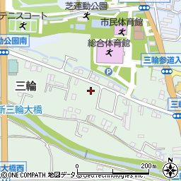 奈良県桜井市三輪1138周辺の地図