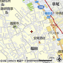 大阪府堺市中区福田1126周辺の地図