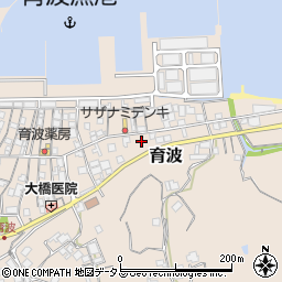 兵庫県淡路市育波62-4周辺の地図