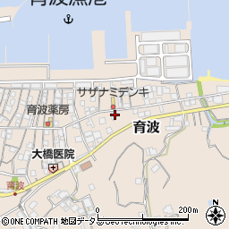 兵庫県淡路市育波59-2周辺の地図