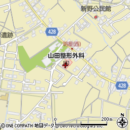 山田整形外科周辺の地図
