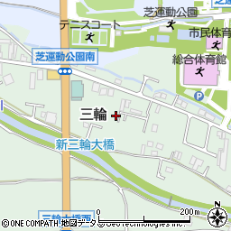 奈良県桜井市三輪1110-4周辺の地図