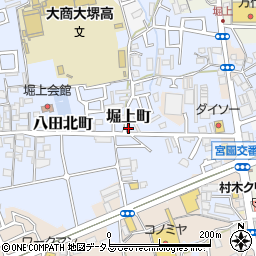 大阪府堺市中区堀上町320-1周辺の地図