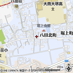 大阪府堺市中区堀上町424-1周辺の地図