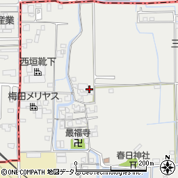 奈良県大和高田市大谷127周辺の地図