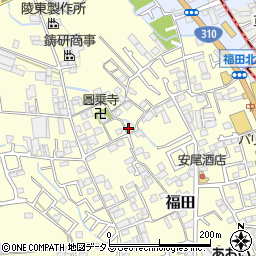 大阪府堺市中区福田1289周辺の地図