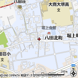大阪府堺市中区堀上町424周辺の地図
