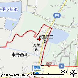 大阪府大阪狭山市東野西4丁目666周辺の地図