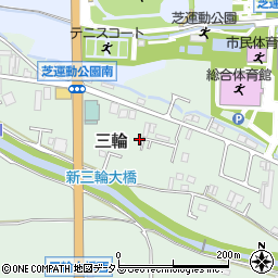 奈良県桜井市三輪1110-3周辺の地図