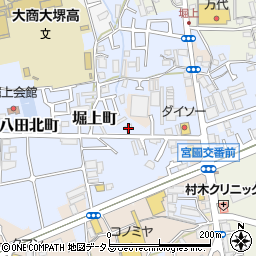 大阪府堺市中区堀上町132-1周辺の地図