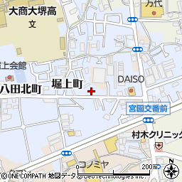 大阪府堺市中区堀上町132周辺の地図