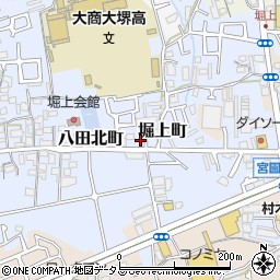 大阪府堺市中区堀上町321-4周辺の地図