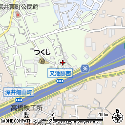 大阪府堺市中区深井東町2549周辺の地図