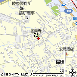 大阪府堺市中区福田1290周辺の地図
