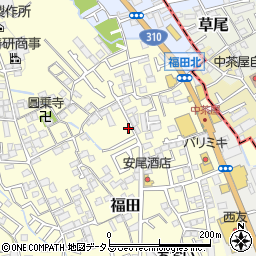 大阪府堺市中区福田1124周辺の地図