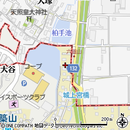 奈良県大和高田市築山78周辺の地図