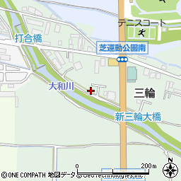 奈良県桜井市三輪1092-10周辺の地図