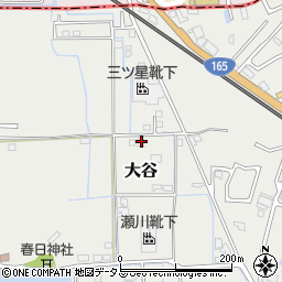 奈良県大和高田市大谷300周辺の地図