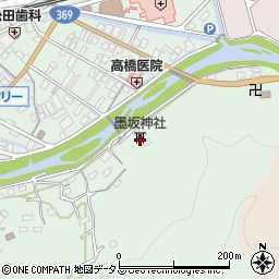 墨坂神社周辺の地図