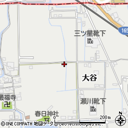 奈良県大和高田市大谷171周辺の地図