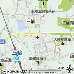 奈良県桜井市三輪1233-3周辺の地図