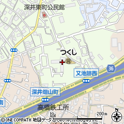 大阪府堺市中区深井東町2655-1周辺の地図