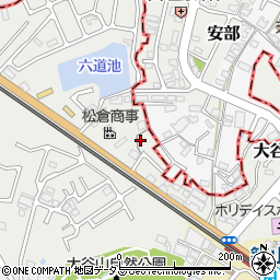 奈良県大和高田市大谷434周辺の地図