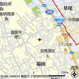 大阪府堺市中区福田1125周辺の地図