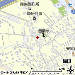 大阪府堺市中区福田1279周辺の地図