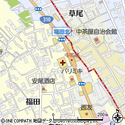 大阪府堺市中区福田1088周辺の地図