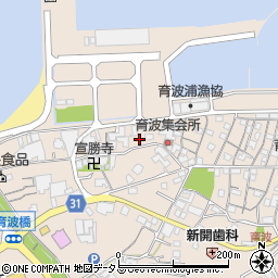 兵庫県淡路市育波317周辺の地図