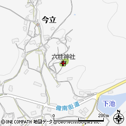 六柱神社周辺の地図