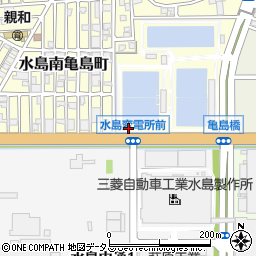 岡山県倉敷市水島南亀島町1周辺の地図