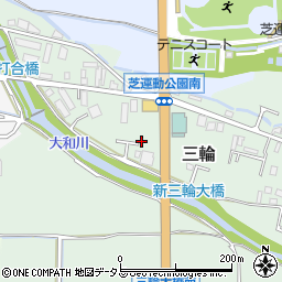 奈良県桜井市三輪1092-22周辺の地図