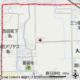 奈良県大和高田市大谷156周辺の地図