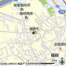 大阪府堺市中区福田1291周辺の地図