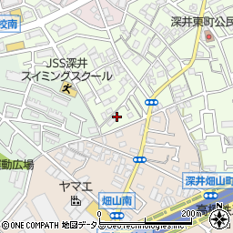 大阪府堺市中区深井東町2684-7周辺の地図