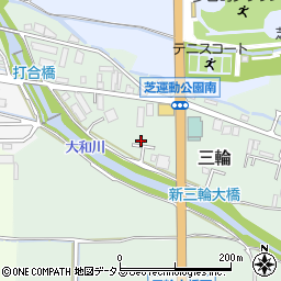 奈良県桜井市三輪1092-8周辺の地図