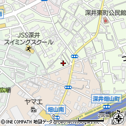 大阪府堺市中区深井東町2683周辺の地図