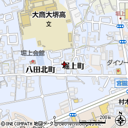 大阪府堺市中区堀上町321-7周辺の地図