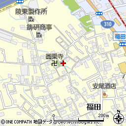 大阪府堺市中区福田1298周辺の地図