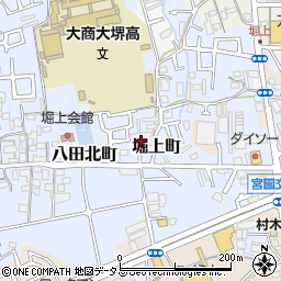 大阪府堺市中区堀上町321-8周辺の地図