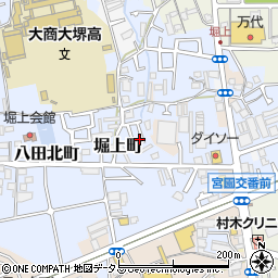 大阪府堺市中区堀上町135-18周辺の地図