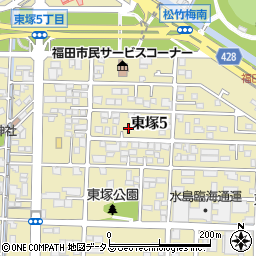 水島臨海通運株式会社　東塚倉庫周辺の地図