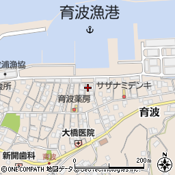 兵庫県淡路市育波86周辺の地図