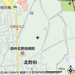 大阪府堺市東区北野田周辺の地図
