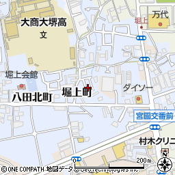 大阪府堺市中区堀上町135周辺の地図