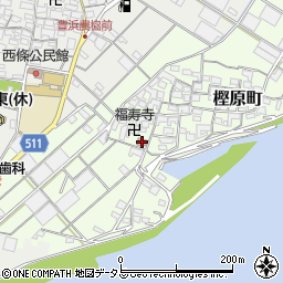 伊勢市役所　樫原町民会館周辺の地図