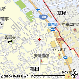 大阪府堺市中区福田1084周辺の地図